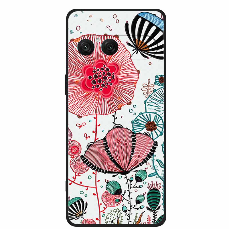 3D Emboss Case For Sony Xperia 10 VII 5G Phone Case Flowers Silicone Soft Coque Funda For Sony Xperia 10 VII Back Cover Case Bag