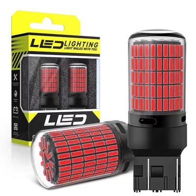 Aokyoung T20 LED Podwójna Czerwona Lampa Tylna Lampa Hamowania Czerwona 7443 W21/5W Kompatybilna