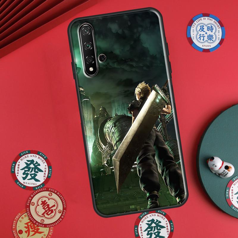 Final Fantasy For Huawei P60 Pro P30 P40 Lite Nova Y61 Y91 Y90 Y70 Y60 Y72 12s 12i 11i 7i 8i 9 10 SE Case