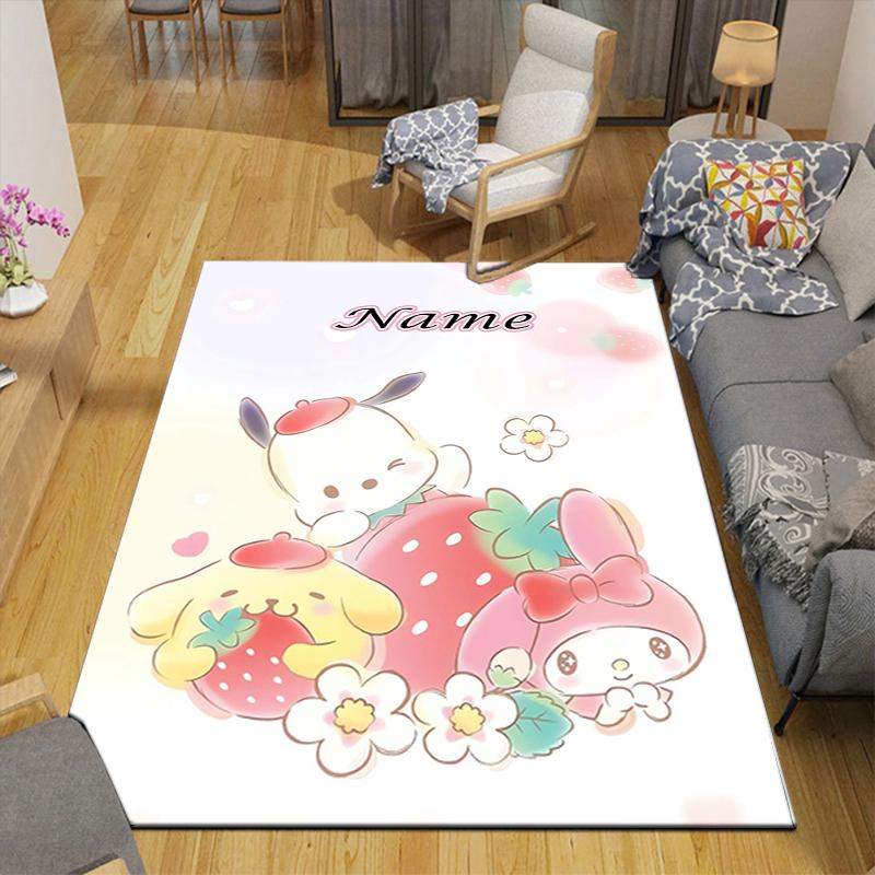 Custom 1Pc Hello Kitty Fantasy Night Rug Office Carpet Indoor Outdoor Entrance Doormat Nonslip Soft And Comfortable Living Room D2915296