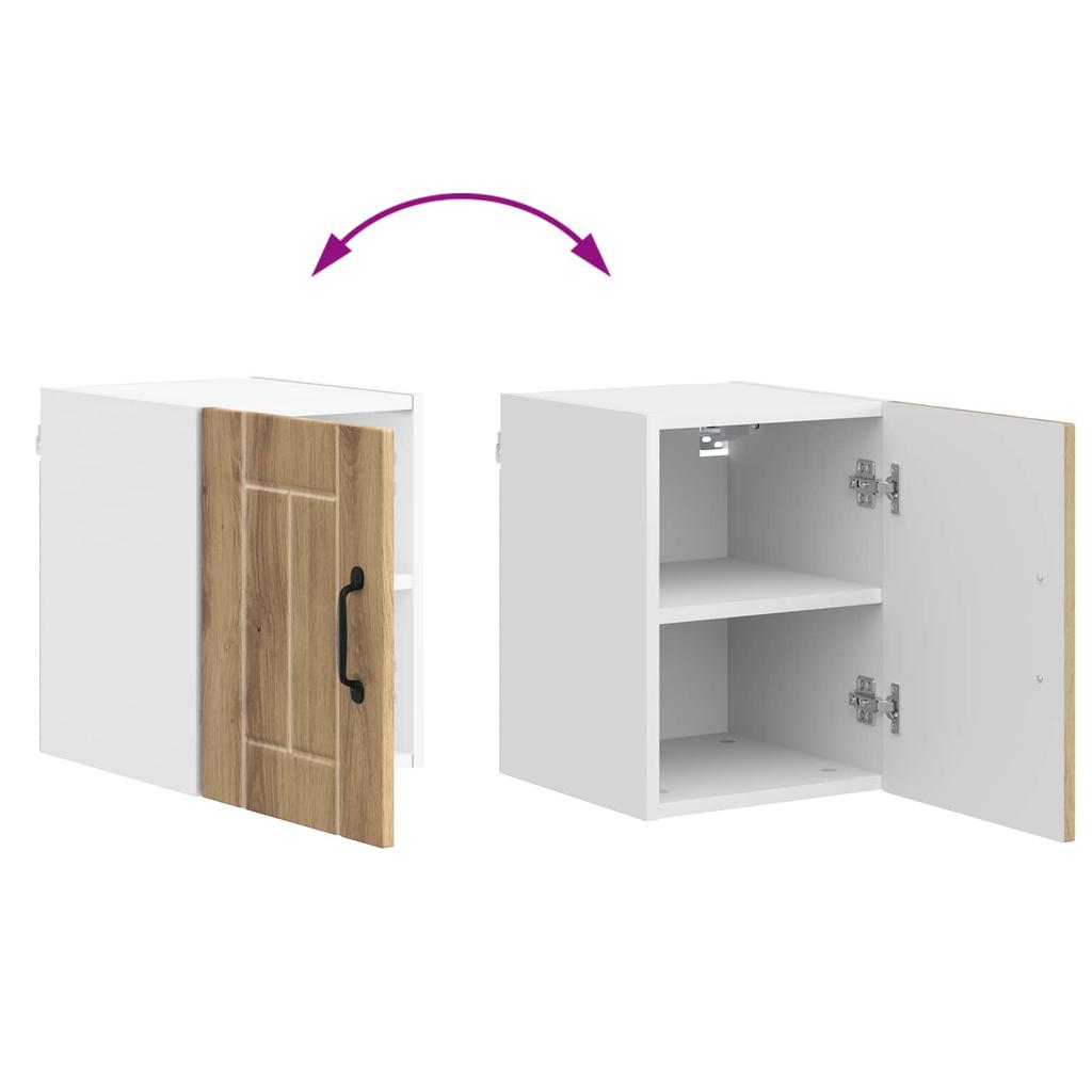 Wall Cabinet LUCCA 2 pcs Artisan Oak 30 x 31 x 40 cm