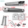 Motorcycle Foot Pegs -full Set Of Universal Aluminum Alloy Anti-Slip Footpegs,For Most Motorcycles Wear-Resistant