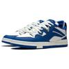 Li Ning Wave PRO Synthetic Leather Slip Resistant Abrasion Resistant Low Top Skateboard Shoes Men's White Blue AECT013-2