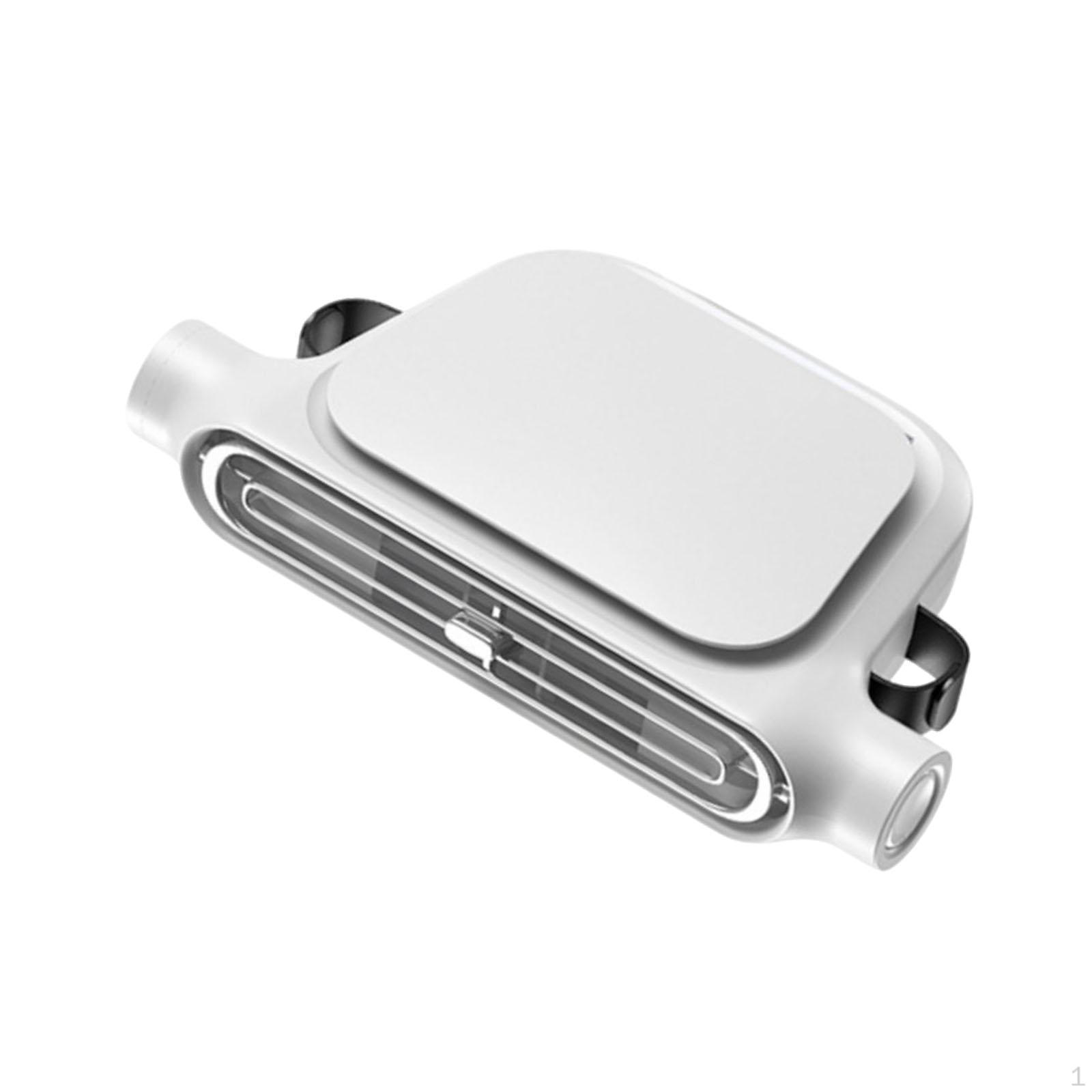 

Car Fan 3 Speeds Sturdy Compact with USB Cable Air Circulation Backseat Cooling for Outdoor білий