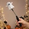 Ghost Light Decoration Halloween Party LED Glow Stick for Kids, Spooky Pumpkin Kids Safe Lighted Up Rod with Spring Holiday Favors