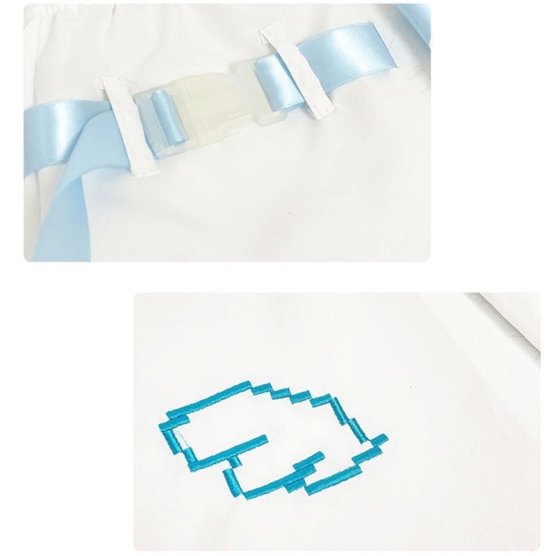 Aesthetic Vintage Wing Embroidered Leg Warmer for Women Harajuku Streetwear Fashion Knee Length Flared Leg Sleeve Cover