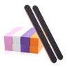Red Heart Black Sand Nail File: Odorless Buffing Block, Double-Sided Shaping, and Polishing Strip.