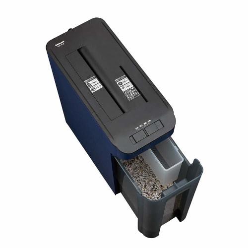 Nakabayashi High Security Shredder Quiet Micro Cut 2 X 10mm CD/DVD 5 Split Navy Z3028