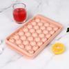 33 Cells Circle Hockey PP Mold Frozen Whiskey Ball Popsicle Ice Cube Tray Box Lollipop Making Gifts Kitchen Tools Accessories