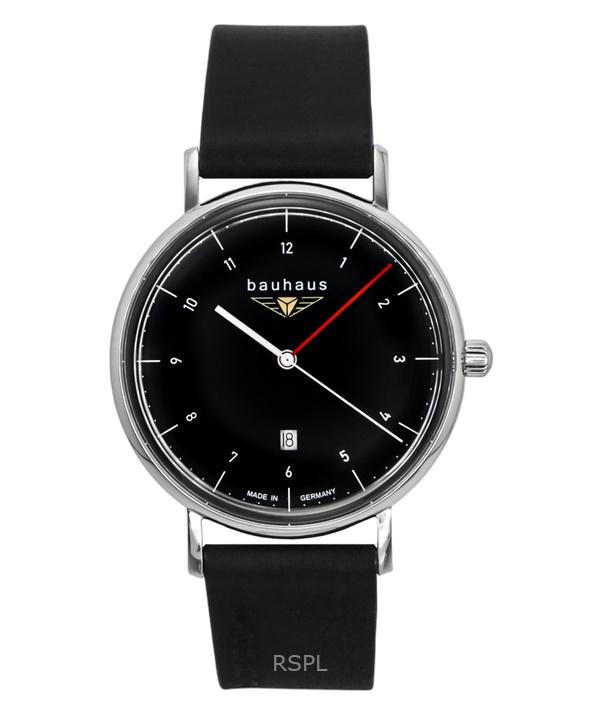 Bauhaus Klasický kožený řemínek Černý ciferník Quartz 21402 Pánské hodinky