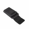 Men's Lightweight Leather Waist Phone Bag - Oxford Nylon, Horizontal/Vertical Style