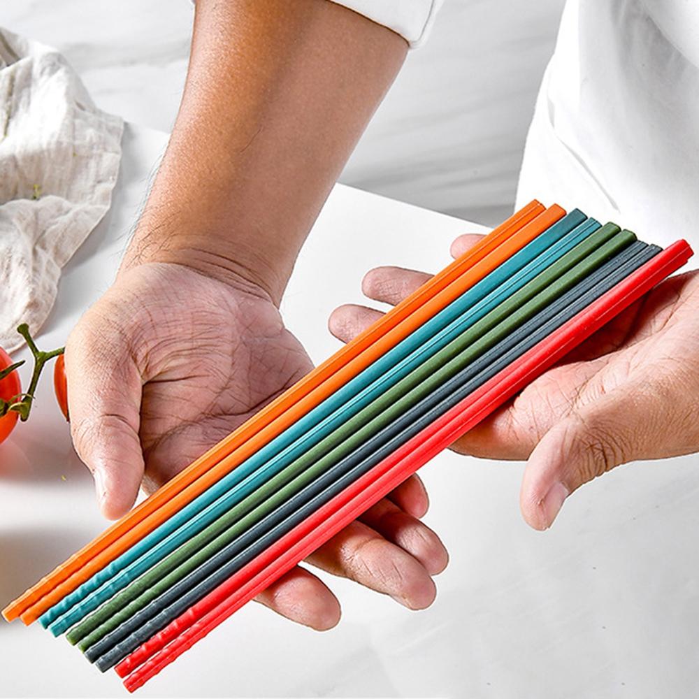 

Fiberglass Chopsticks 5pcs Reusable for Families Restaurants Buffets