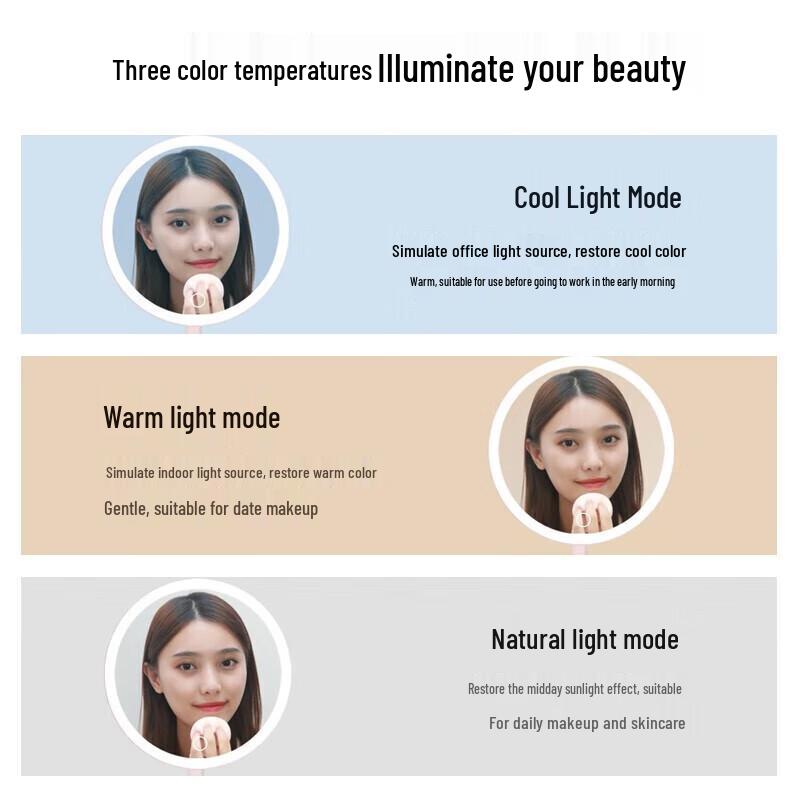 DOCO LAB Smart LED Desktop Makeup Mirror