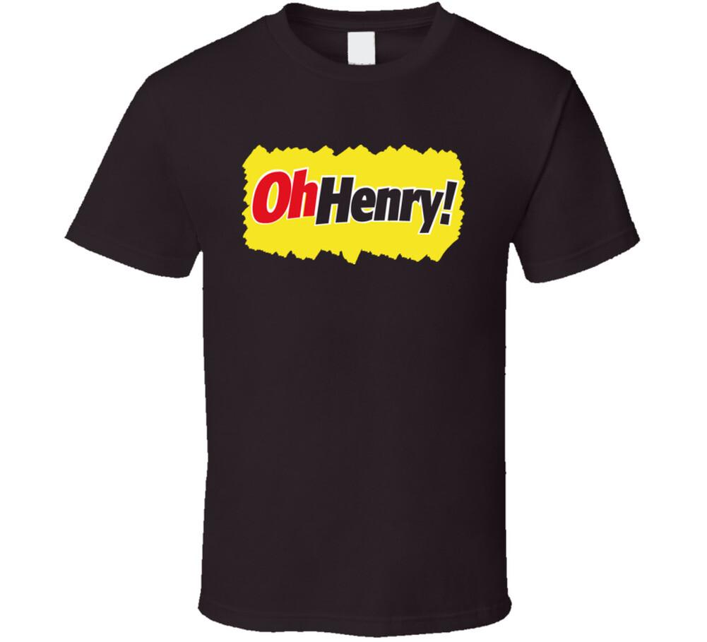 Oh Henry Candy Bar Old School Cool T Shirt Mens Womens Tees Top 3XL