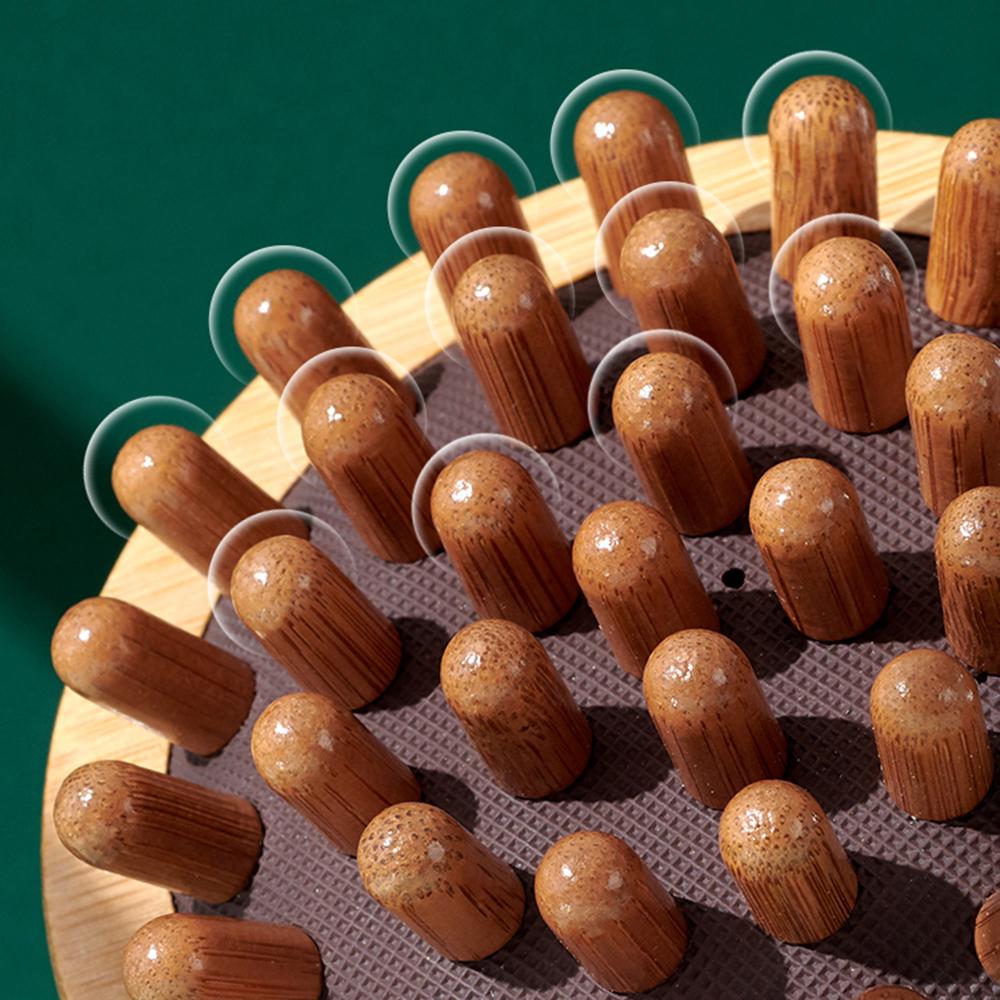 Household Nanshan Meridian Brush, Head, Acupoint, Meridian Massager, Muscle Relaxation Massage Comb, Male And Female, White