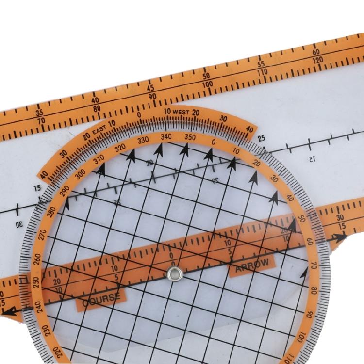 Plastic Cirkelvormige Rekenliniaal Vliegcomputer Luchtvaart Plotter Cirkelvormige Rekenliniaal
