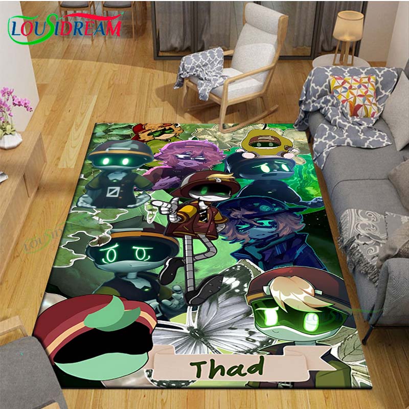 Hot Cartoon Murder Drone Floor Mat INS Style Soft Bedroom Floor House Laundry Room Mat Anti-skid Household Carpets Gift