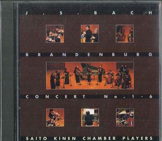 

CD BACH, SAITO KINEN CHAMBER PLAYERS, - Bach: Brandenburg Concertos (Comple KICC379 KING 2002 Japan Classical Used