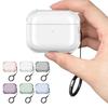 Case for airpod pro 3 with keychain Wireless Bluetooth Case for air pods pro case 2025 Case simple shockproof for airpod 4 funda