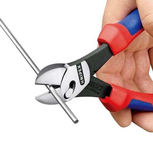 KNIPEX Twin Force Nippers, 180mm, 7372180BK