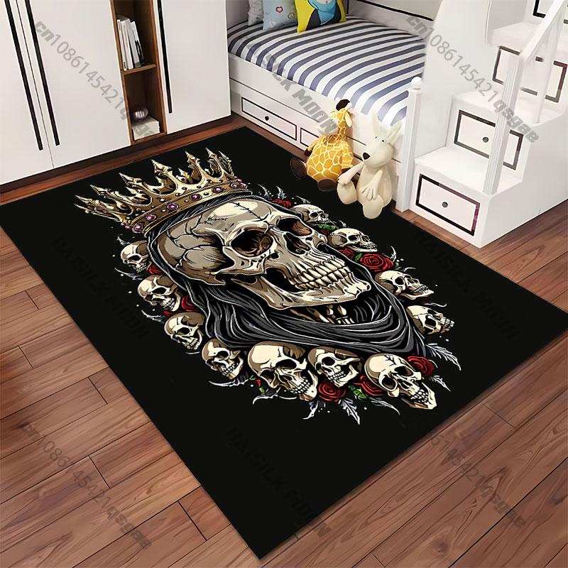 Death royalty power and decay carpet Yoga living room room decor children's crawling mat doormat area rug games mat