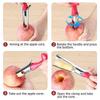 Stainless Steel Fruit Corer Serrated Edge Nonslip Handle For Home Kitchen Baking