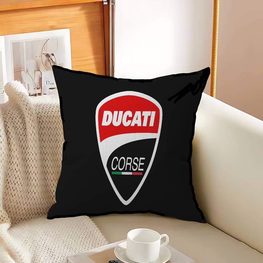 D-Ducati Motorcycle LOGO Cushion Cover Inches Farmhouse Decor Home Throw Pillow Covers for Couch Decorations
