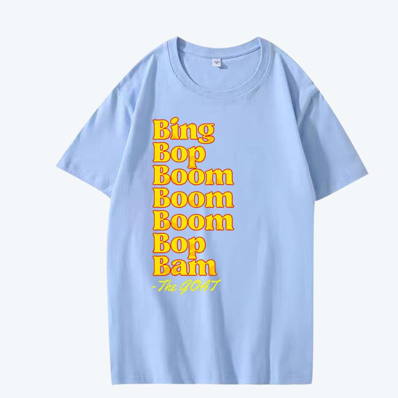 Kendrick Lamar GNX - Bing Bop Boom Camiseta masculina feminina Oversized 100% Algodão manga curta Estampa de verão Unissex sizetops