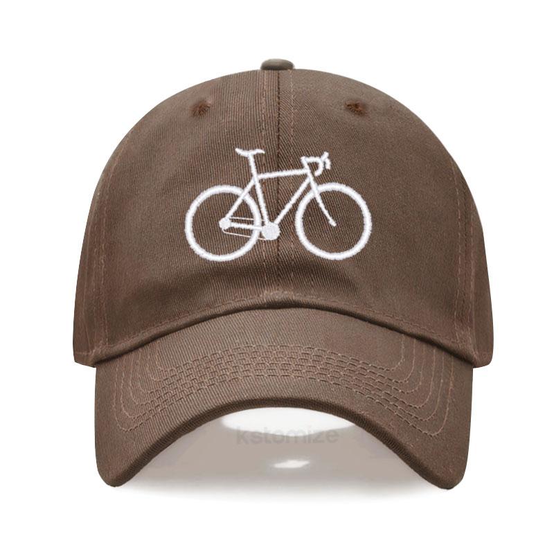 Soft Cotton Baseball Cap for Women Men Adjustable Fashion Bicycle Embroidered Dad Hat Unisex Classic Golf Caps