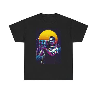 Commando T Shirt Graphic Arnold Vintage Poster 80s Unisex Heavy Cotton Tee Unisex T-Shirt