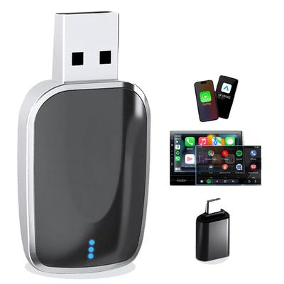 Adaptador Sem Fio, CarPlay & Android, Adaptador Auto, Suporta USB-A & C, Sem Fio, Conexão Automática,