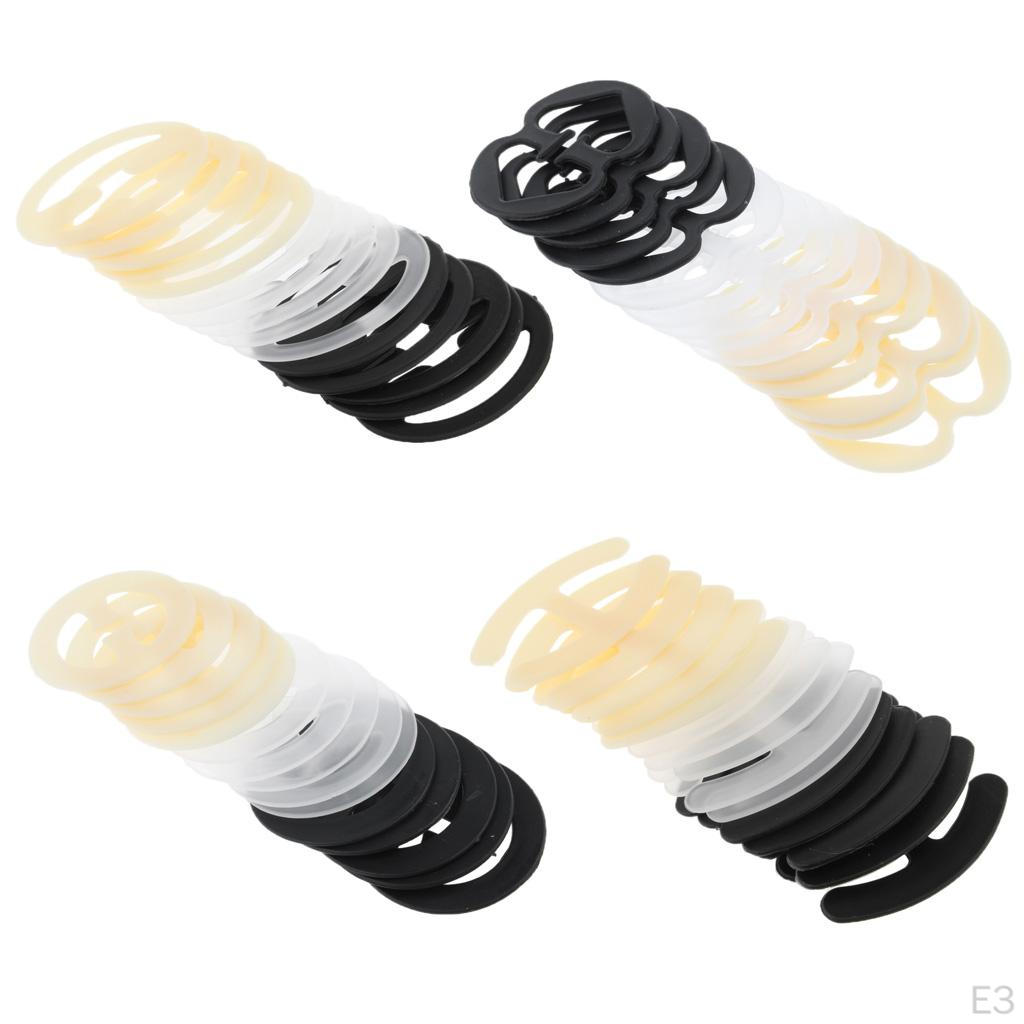 15pcs Women Bra Strap Clips Cleavage Buckle Racerback Clasp