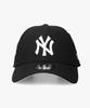 Cap New York Yankees 9FORTY [Official Custom] Men's Hat NY Baseball Cap Black x White Black x White NE 940 KURI SIDE PATCH