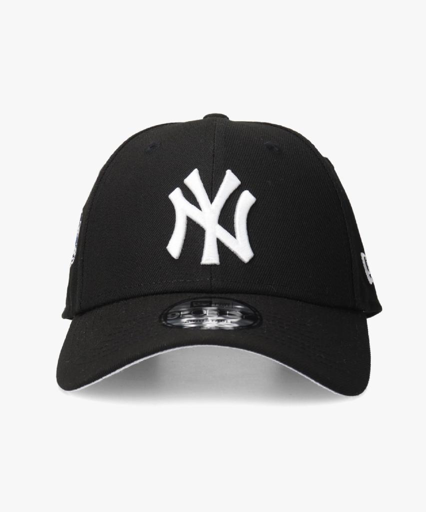 Cap New York Yankees 9FORTY [Official Custom] Men's Hat NY Baseball Cap Black x White Black x White NE 940 KURI SIDE PATCH