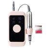 1 Set 35000RPM Electric Nail Drill Set with 6 Drill Bits USB Rechargeable Multifunctional Remove Dead Skin Nail Art Polishing Tool