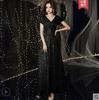 Banquet Evening Dress 1011 New Summer Sequins Temperament Queen Aura Socialite Host Dress Dress