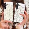 Rose Pink Flowers For Samsung Galaxy A14 4G 20 30 52 20S 21S 22 A32 33 34 42 50 51 53 54 70 71 72 73 5G Glass Phone Case