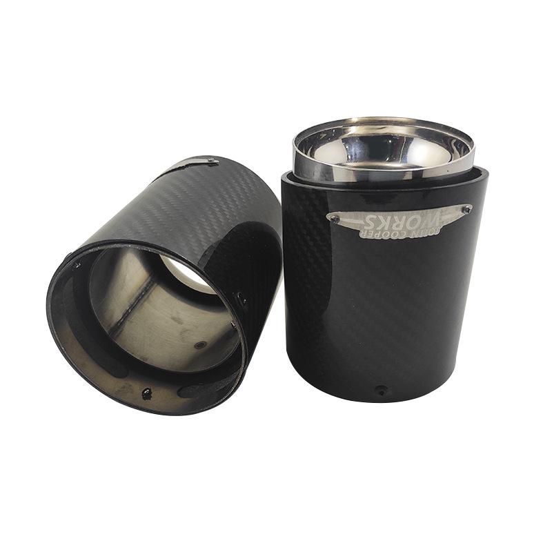 JCW Carbon Fiber Tailpipe Decoration for Mini Cooper Exhaust