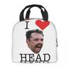 Travball Travis Head Merch Insulated Lunch Bag For School Office Food Storage Bag Portable Cooler Thermal Lunch Boxes