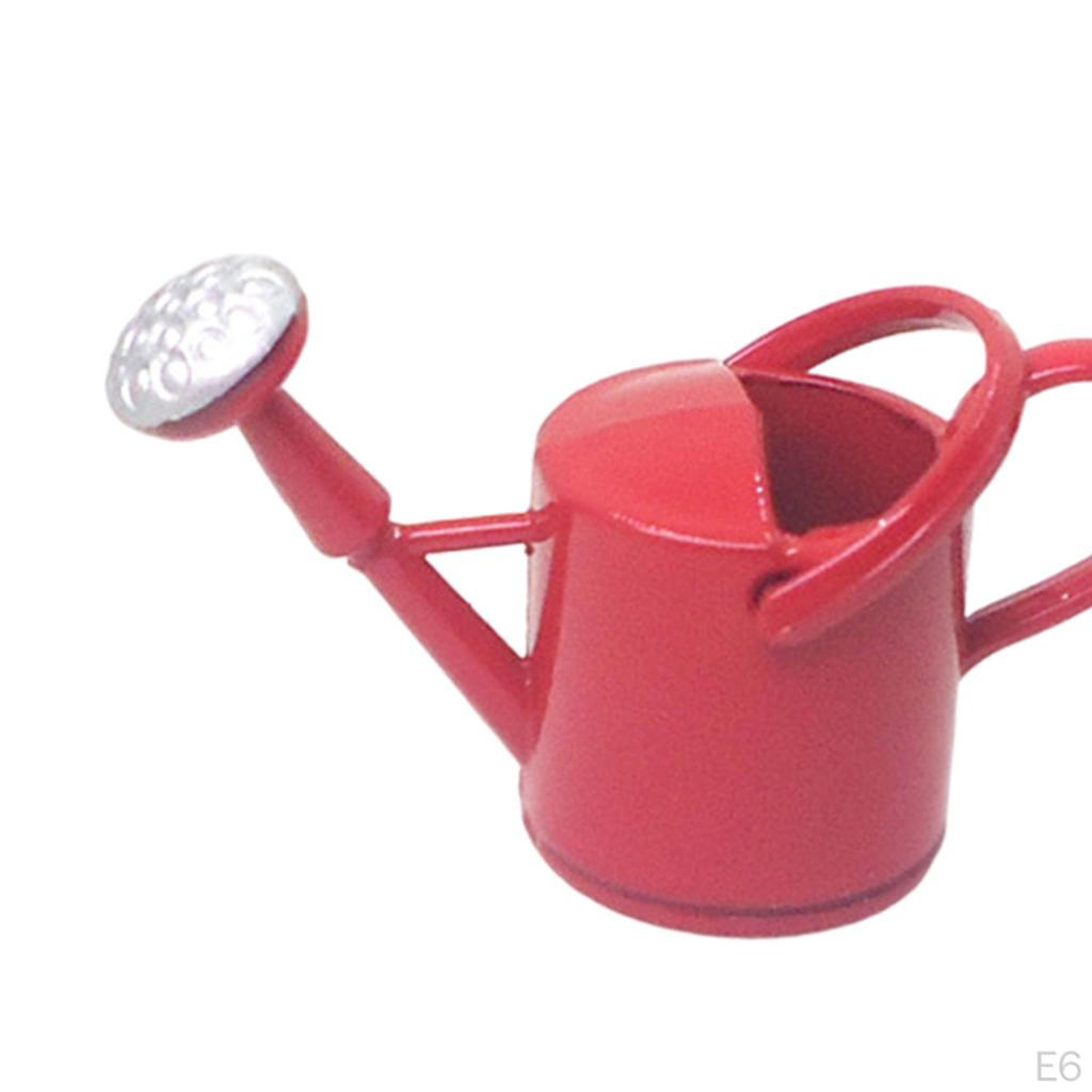1/1 Dollhouse Miniature Watering Can Model for Children Dolls Access Kitchen Decor