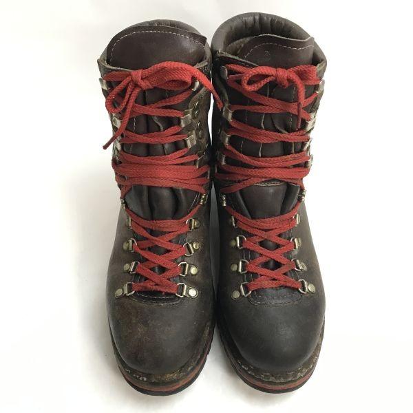 stefan Austria vintage snow trekking mountaineering boots 26.5-27.5 brown Vibram(USED)