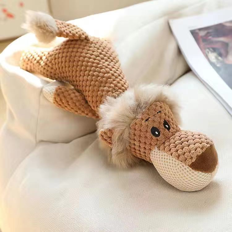 Pet Toys Dogs and Cats Bone Resistant Tear Resistant Bite Resistant Sound Making Grinding Teeth Cotton Rope Plush Pet Dog