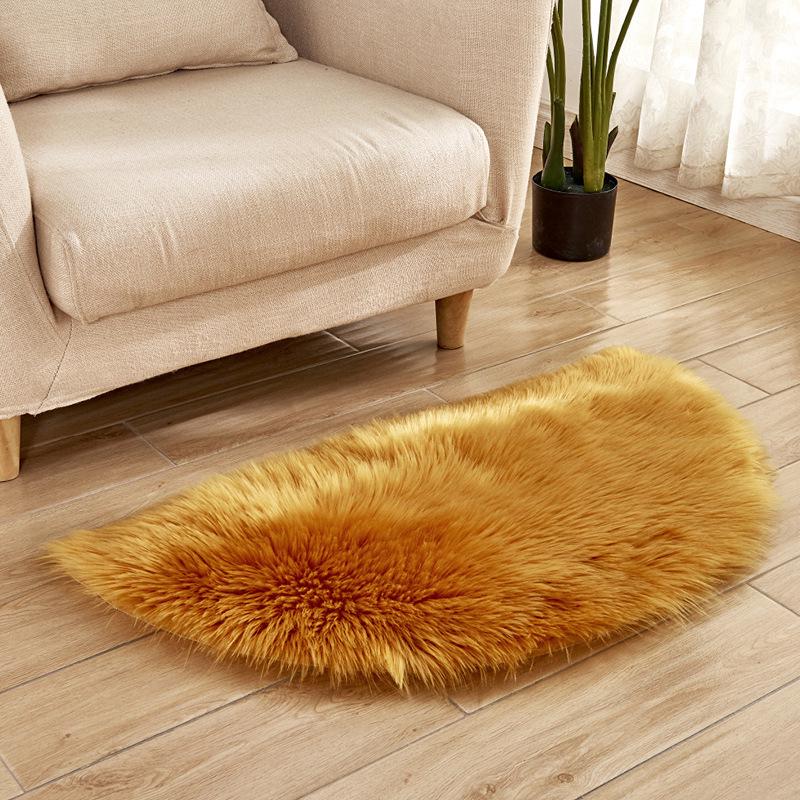 Semi-Circular Door Mat & Chair Cushion for Home - Cold Protection Floor Mat for Living Room, Bedroom, and More