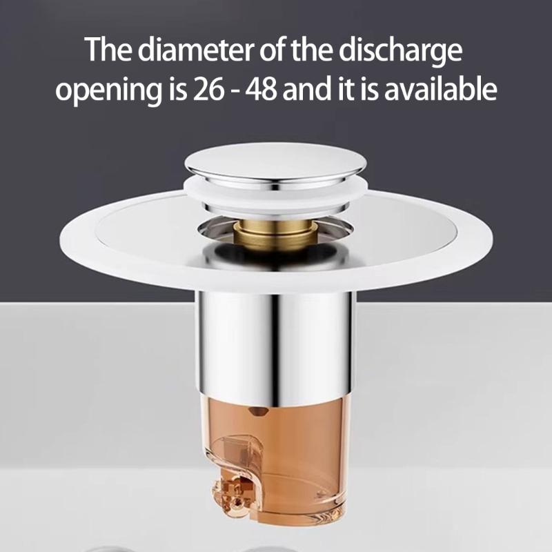 Drain Filter Bounce Cores Sink Drain Plug Sink Basins Drain Basket Sink Stoppers for Bathroom Kitchen Enduring