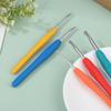 1Pc 2.0-6.0Mm Rainbow Soft Handle Crochet Rubber Handle Crochet Sewing Tools