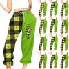 Women's Casual Fashion Christmas Printed Casual Sweatpants Elastic Waist Drawstring Pants
