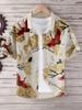 Direct Sales of National Style Short-sleeved Shirts Men's Tops Wholesale Cardigan 1D Digital Printing National Trend