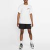 Nike Solid Color Print Round Neck Short Sleeve T-Shirt Unisex Tops White DJ0929-100