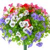 Artificial Flower Artificial Eucalyptus Leaf Pansy Interior Home Decoration Wedding Decoration Artificial Flower Fake Flower