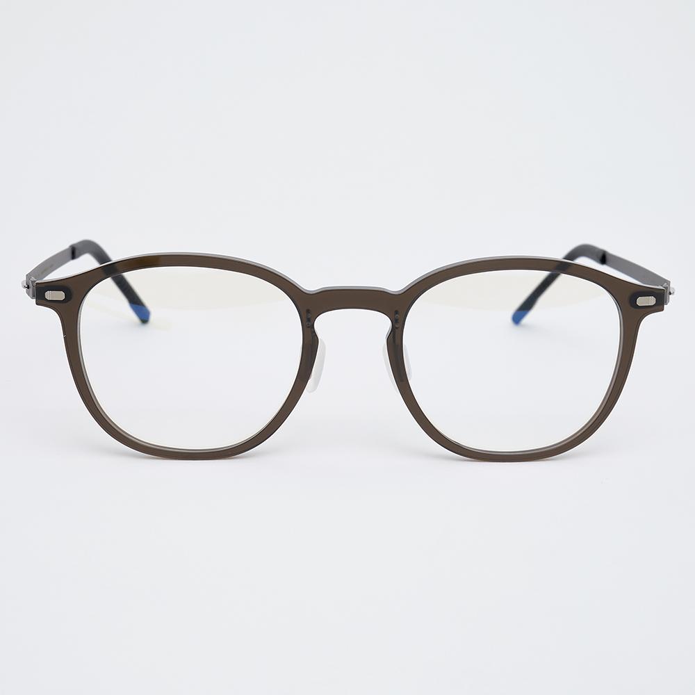 Alloaiweeo [The Air] Al5309 0910G Ultra-Light Arnel Frame Black Eyeglass Frame Blue Light Lens Selection